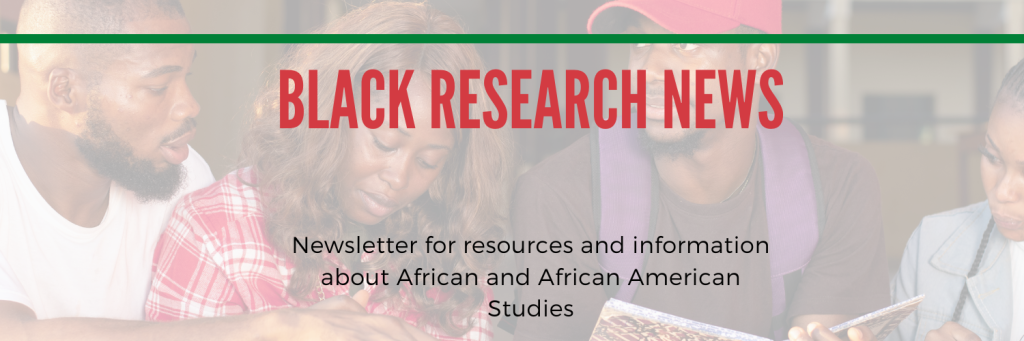 Issue 1: Black Research News (BRN)