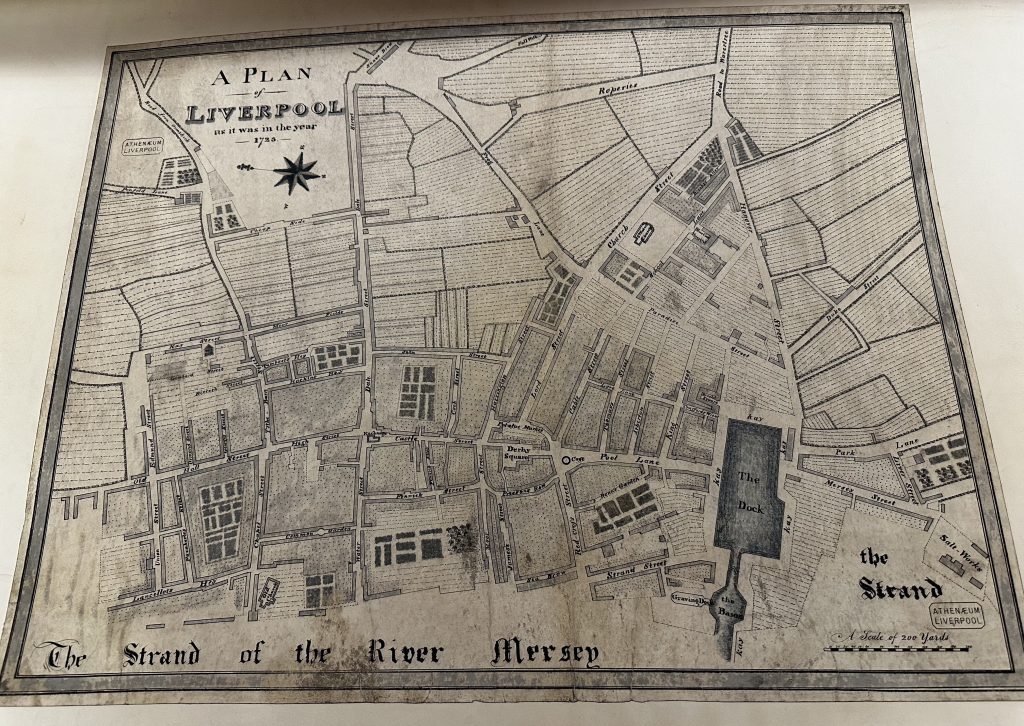 Map: “A Plan of Liverpool 1725”