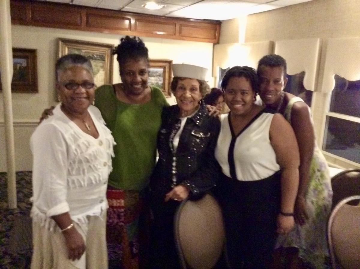 Cinny with Dr. Chandler, Deborah, Savannah, and Georgette, 2014