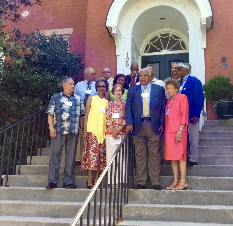 Cinny with her former classmates and students, 2014