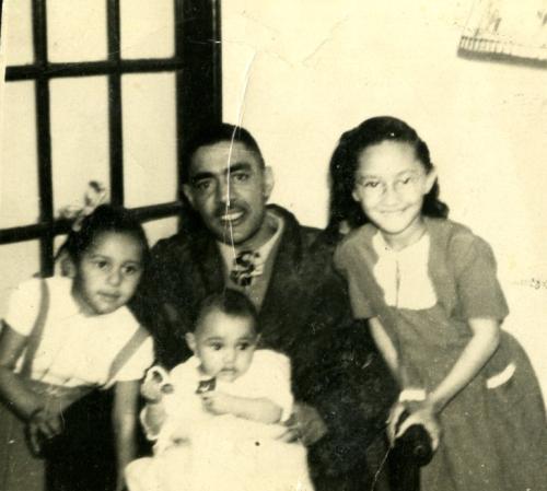 J Arthur with Daughters