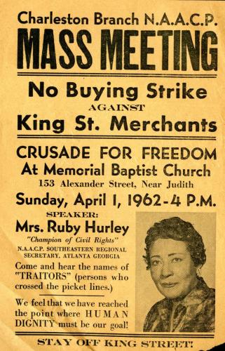 Charleston NAACP meeting Poster