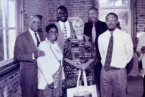 Dr. Glascoe with staff