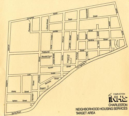 Charleston Neighborhood housing services map