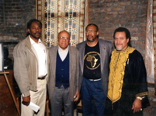 Group photo with Browne and Dr. Dulaney, then Avery's Executive Director.